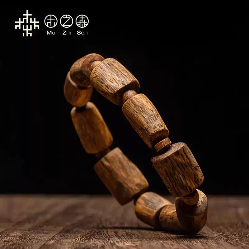 Yunnan soft fat chess natural barrel bead bracelet