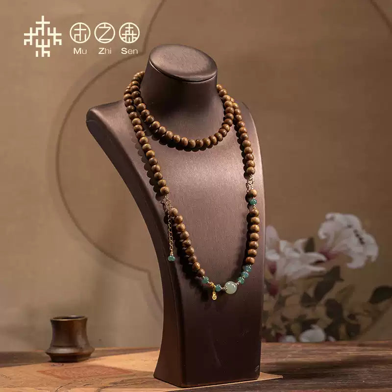 Dalagan Agarwood Buddhist Bead Bracelet