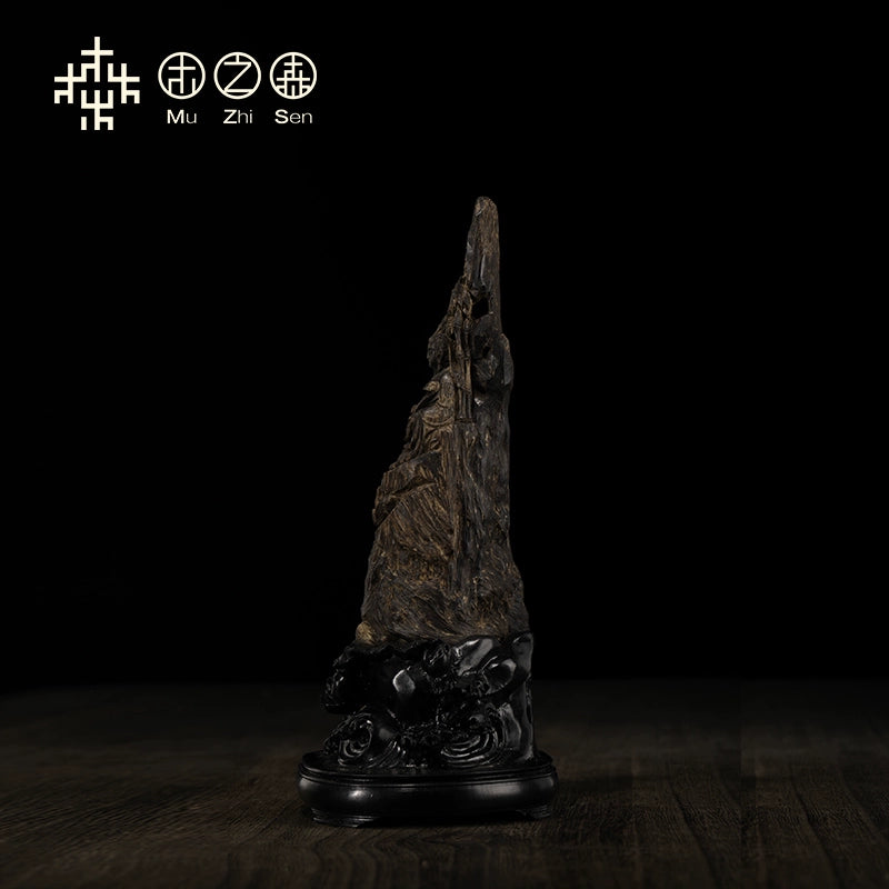 Hainan black agarwood iron knot old material 97.6g
