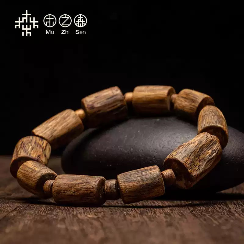 Yunnan soft fat chess natural barrel bead bracelet