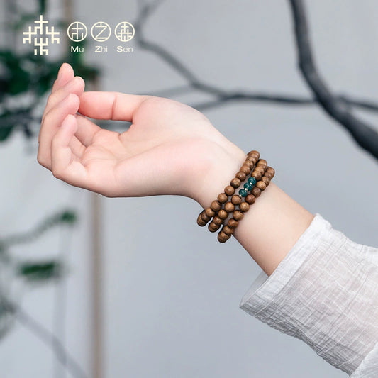 Dalagan Agarwood Buddhist Bead Bracelet