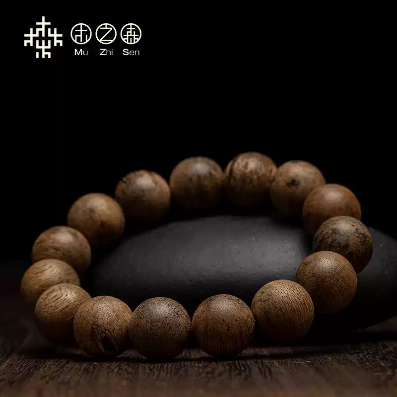 Cambodian Bodhisattva chess sandalwood bracelet